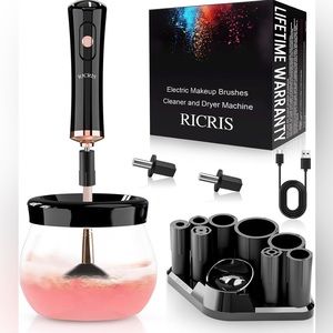 RICRIS Electric Makeup Brush Cleaner Machine NEW